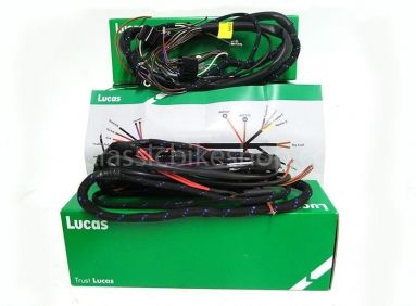 Lucas 6V Bremslichtschalter Sub Harness. In Bezug auf Triumph Twins ausgestattet.