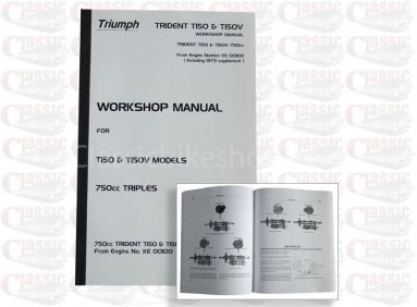 Manual de Triumph T150-T150V Trident Taller
