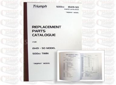 Triumph 1949-50 p/u Parts Book
