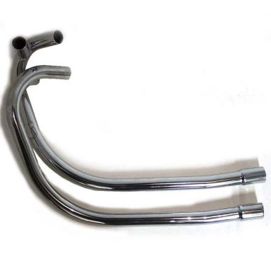 Exhaust Pipes - T100R 1972 Push In OEM: 71 2628/9