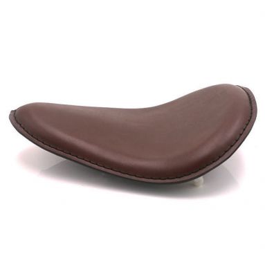 Brown Slim Solo Bobber Seat With Fixings