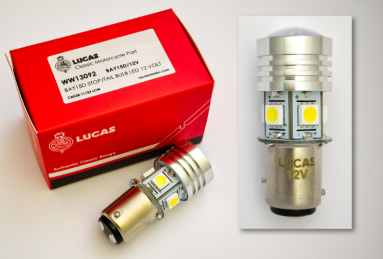 Lucas 12v LED Stop / Tail Lamp Bulb BAY15D Fitting