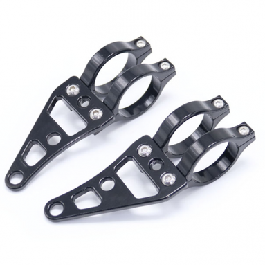 Universal Black Headlamp Brackets 39mm - 41mm