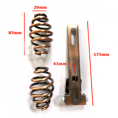 Universal Copper Style Seat Bracket With Springs