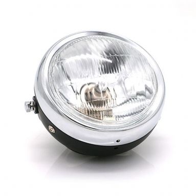 Vintage 12V 6.5" Motorcycle Headlight 