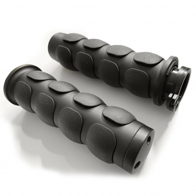 25mm 1" Black Handlebar Grips