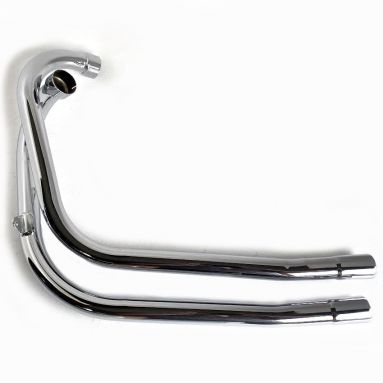 Triumph T120 TR6 1971 Exhaust pipes 71- 2753-6 Push over, Unbalanced