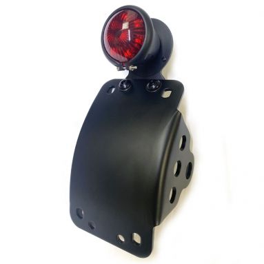 12V LED Bates style Tail Light with Number Plate Bracket