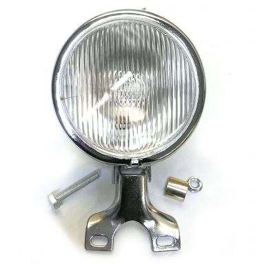 Small 12v Universal Chrome Bottom Mount Headlamp