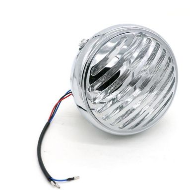 12V Chrome Headlight With Grill