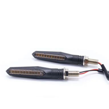 12V LED Black Flexible Indicator Set