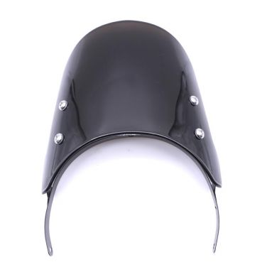 Universal Black Front Headlight Flyscreen, Windscreen 