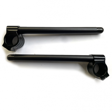 Universal Black Clip On Handlebars 33mm Alloy 7/8" Stems