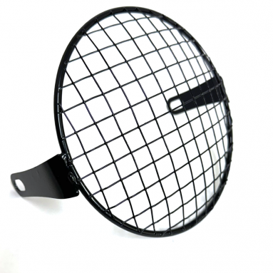 6.5" Black Headlight Mesh Grill