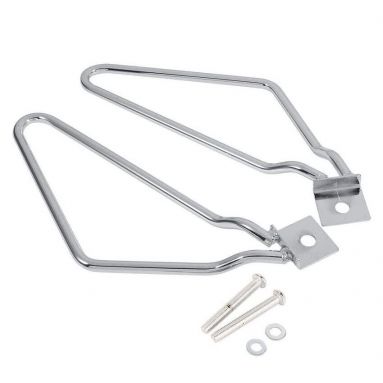 Universal Saddle Bag Support Bar Mount Bracket Chrome For Harley Sportster 883