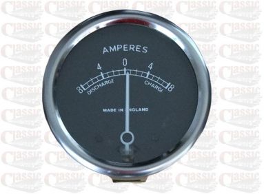 6 Volt Ammeter fits 2'' Aperture 8-4-0-4-8