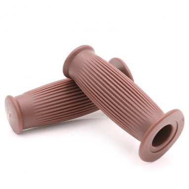 Brown 7/8" NEW & IMPROVED Beston Style Handlebar Grips